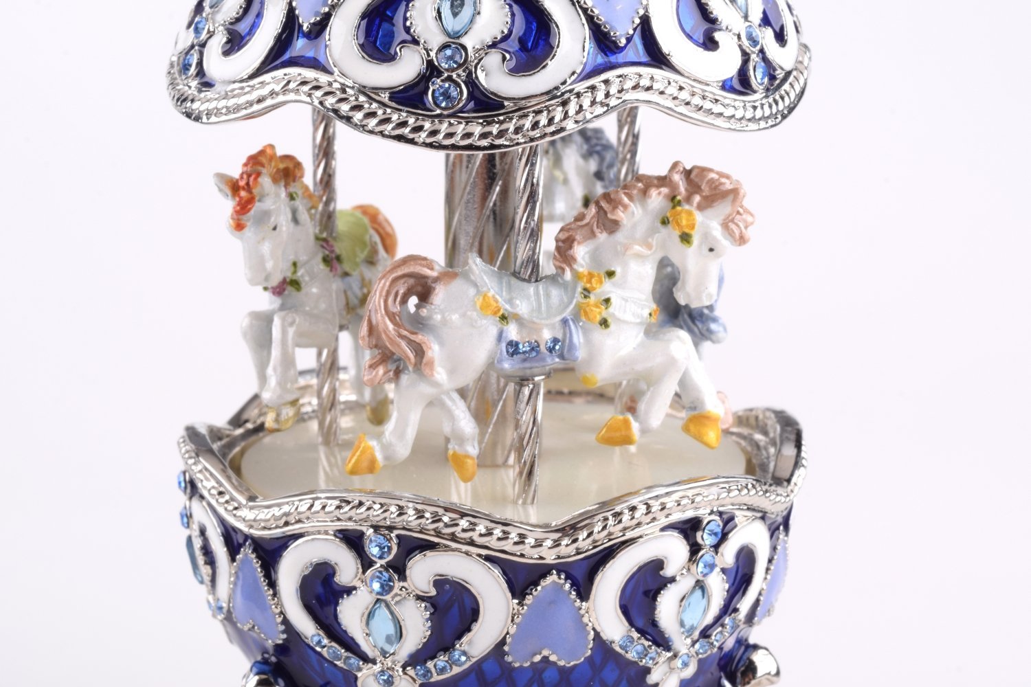 Keren Kopal Blue Wind up Musical Carousel  124.00