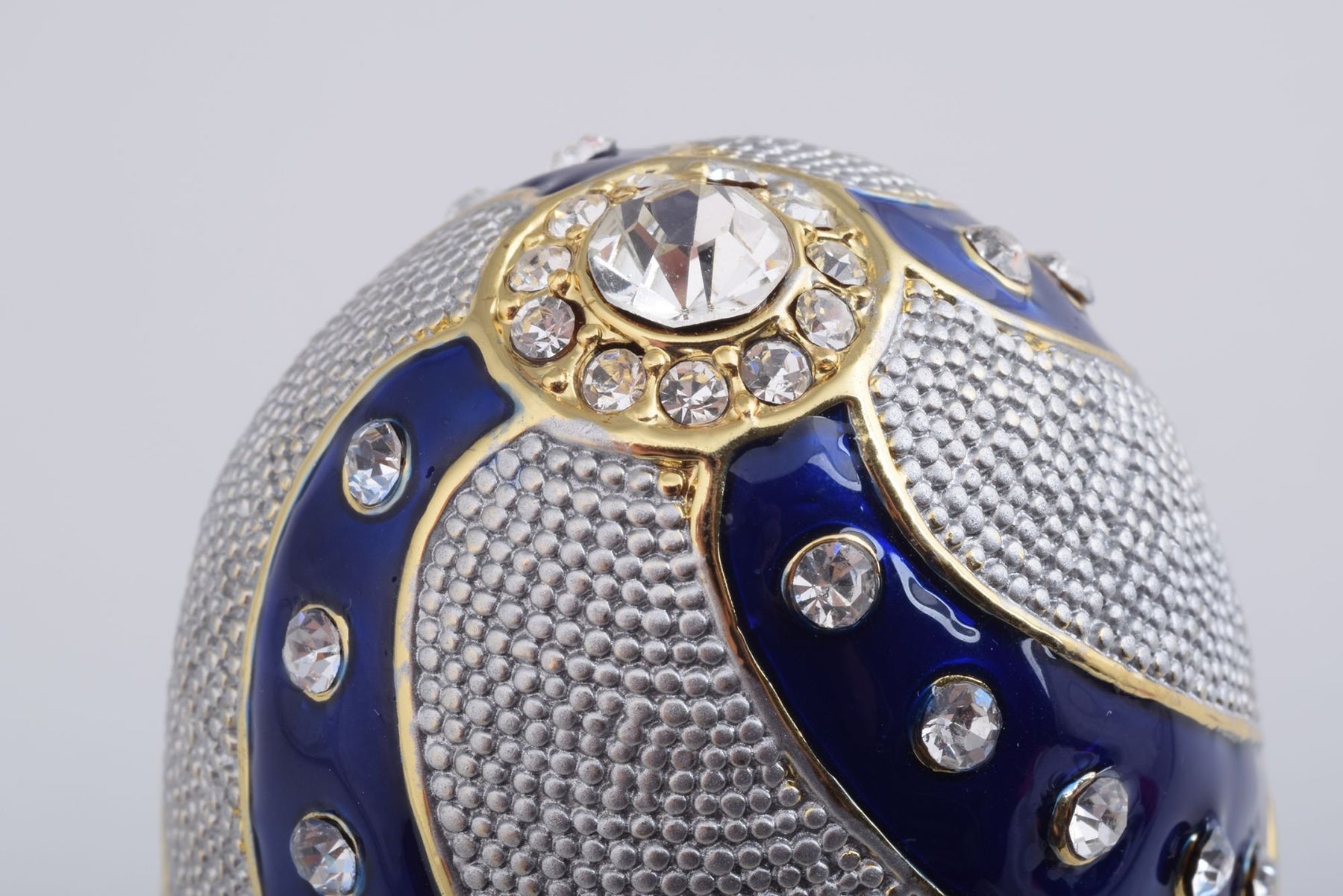 Keren Kopal Blue & White Faberge Egg  68.50