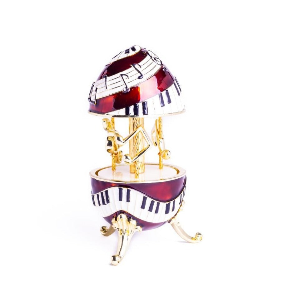 Piano Musical Carousel with Music Clef and Notes Carousel music box Keren Kopal