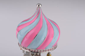 Pink Wind up Musical Carousel Carousel music box Keren Kopal