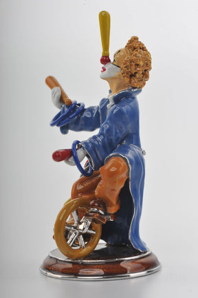 Keren Kopal Circus Clown Juggles on a Unicycle  89.00