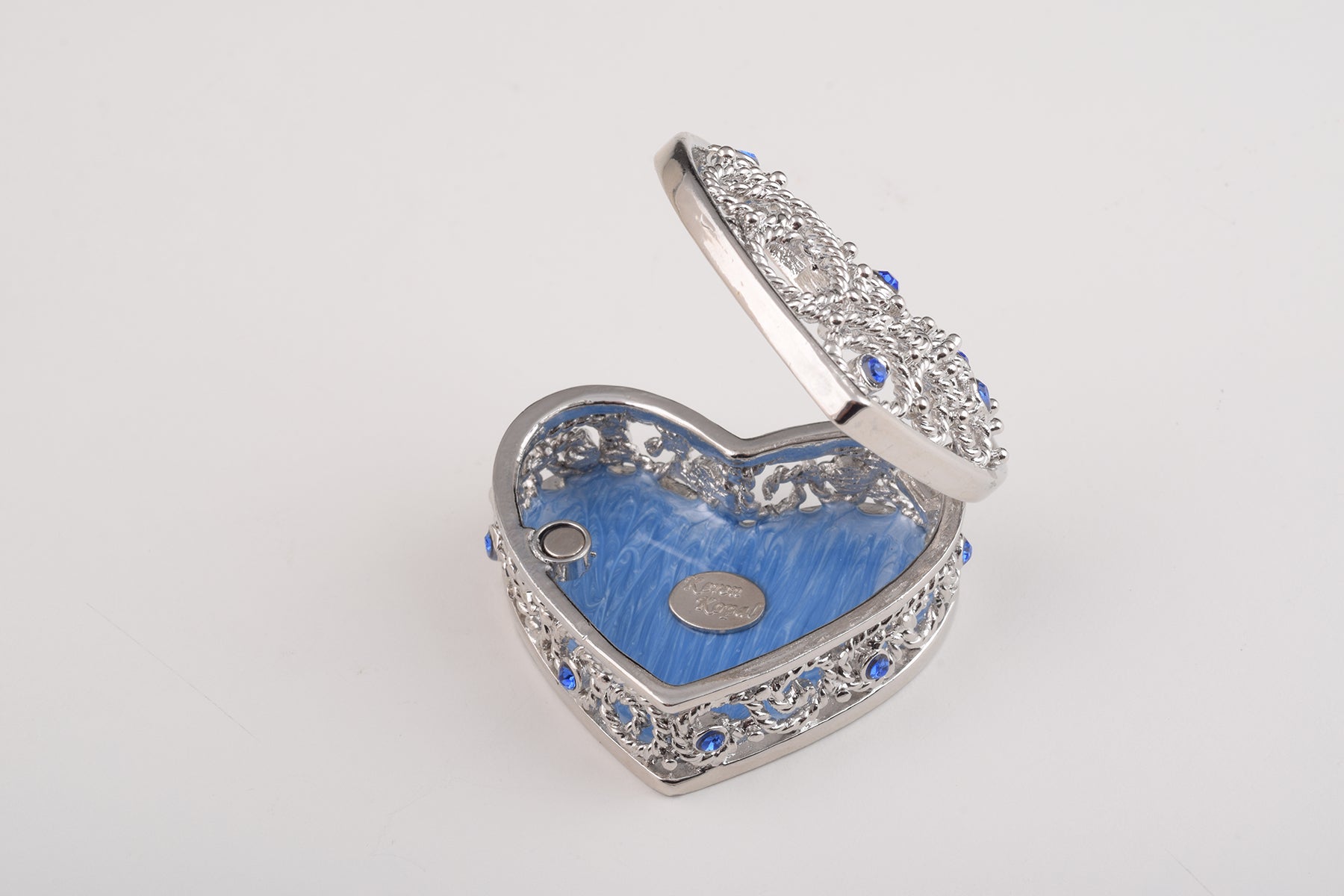 Blue Heart Decorative Box