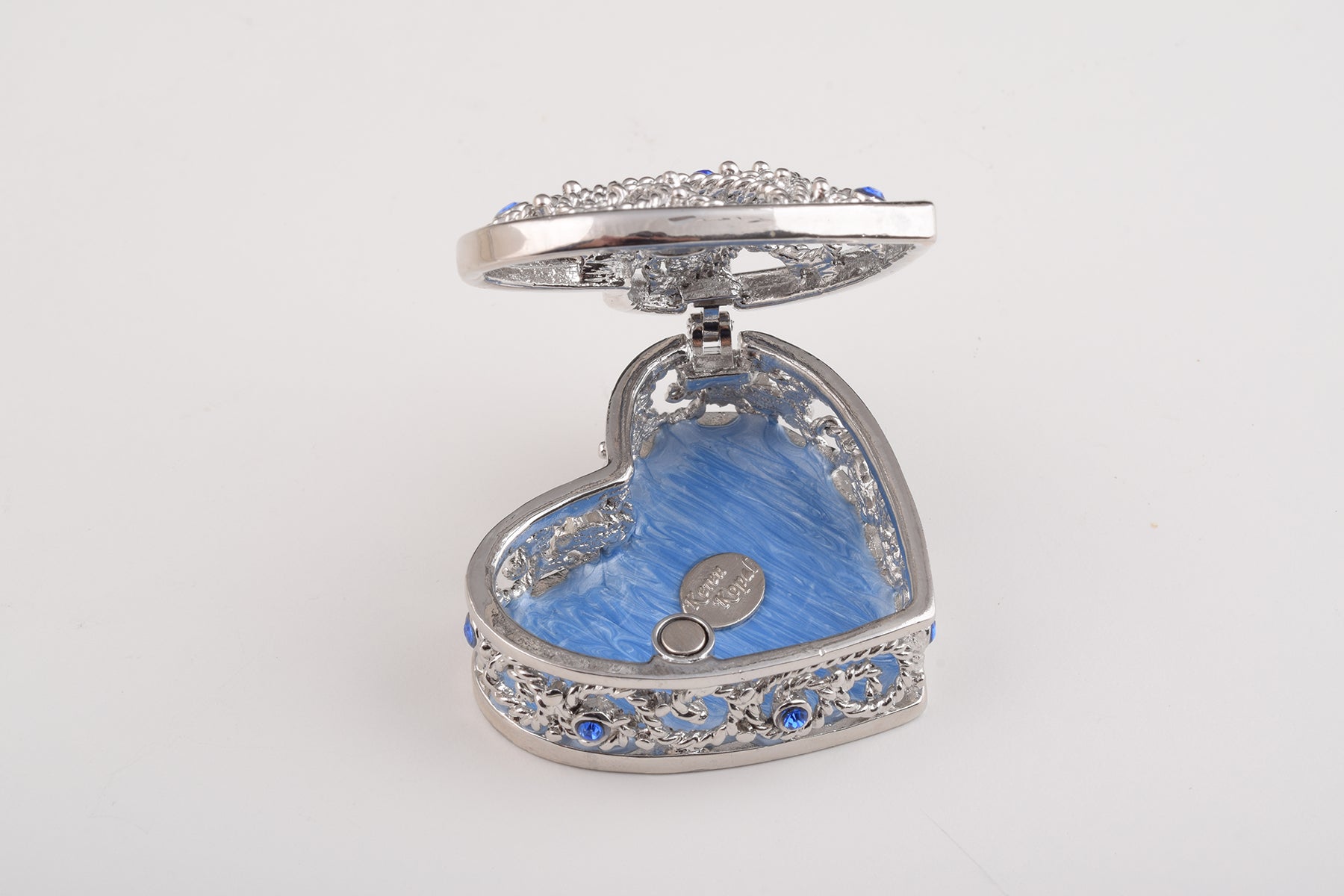 Blue Heart Decorative Box