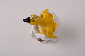 Duck Coming out of Eggshell