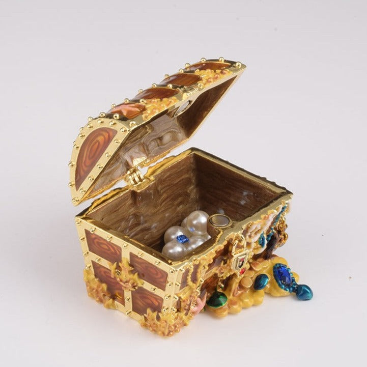 Treasure Box with Pearls Inside