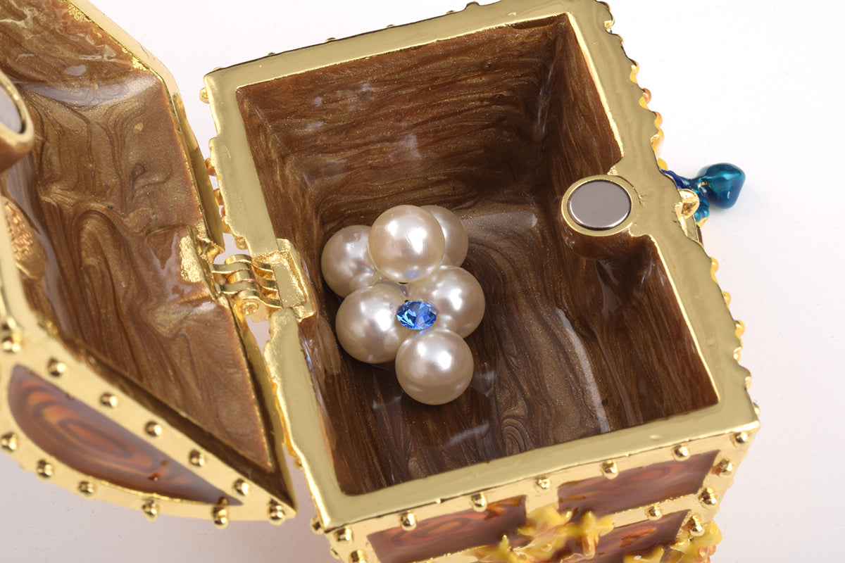 Treasure Box with Pearls Inside