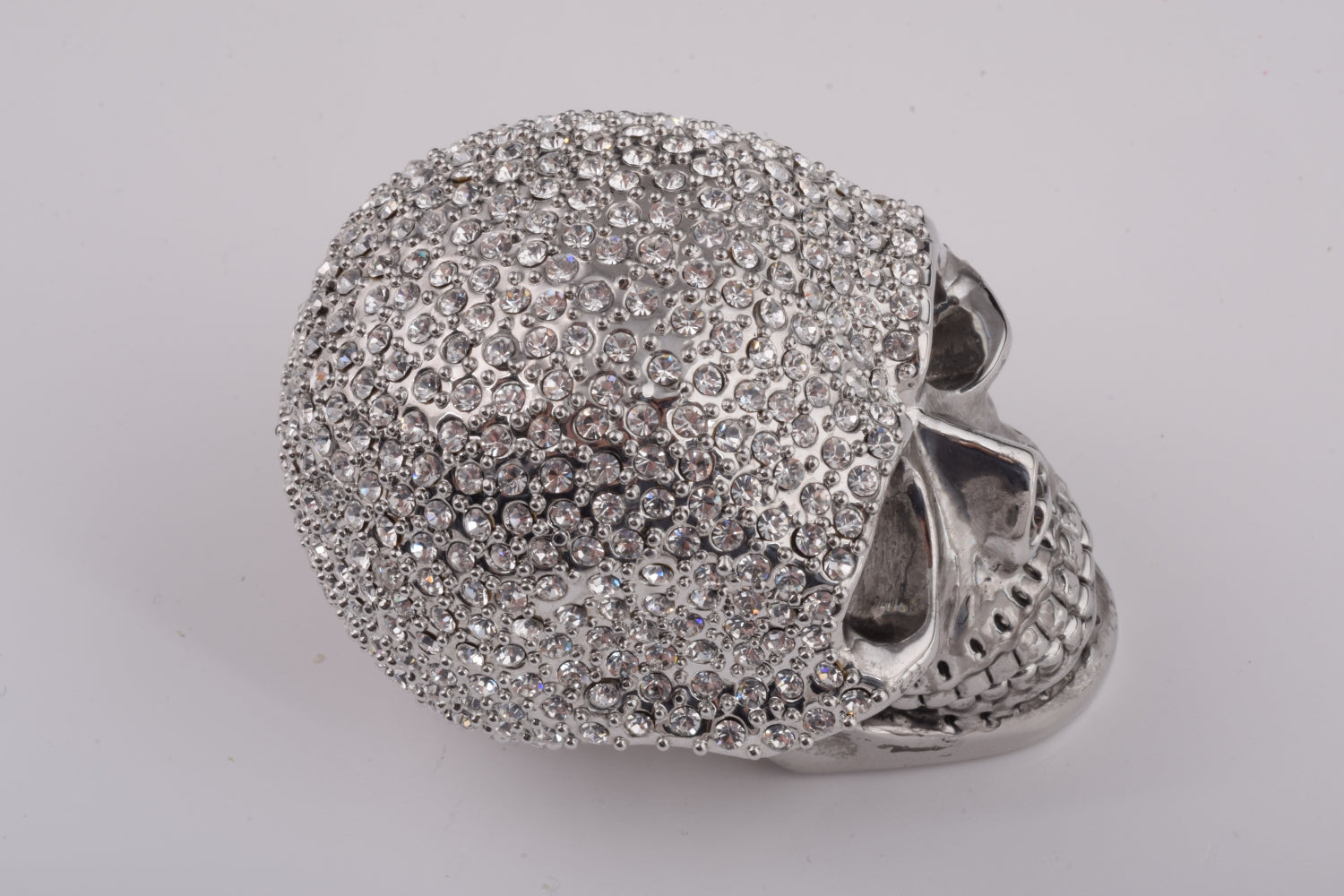 Silver Decorated Skull