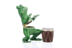 Frog Playing Drums