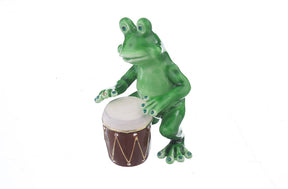 Frog Playing Drums