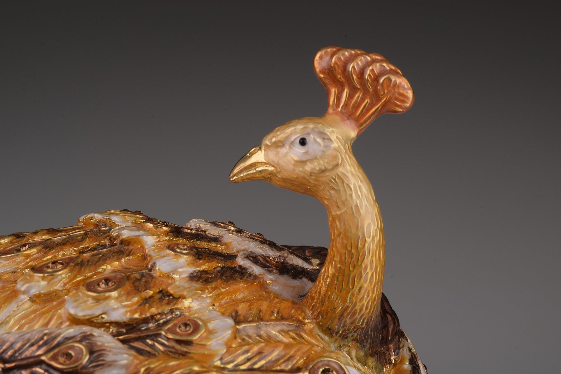 Keren Kopal Gold Peacocks Faberge Egg Easter Egg 331.50