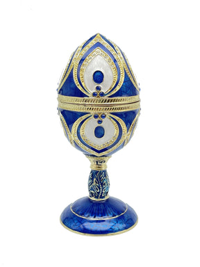 Blue Faberge Egg Beethoven Music Playing Faberge Egg Keren Kopal