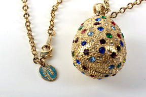 Keren Kopal Faberge Egg Pendant Necklace  25.50