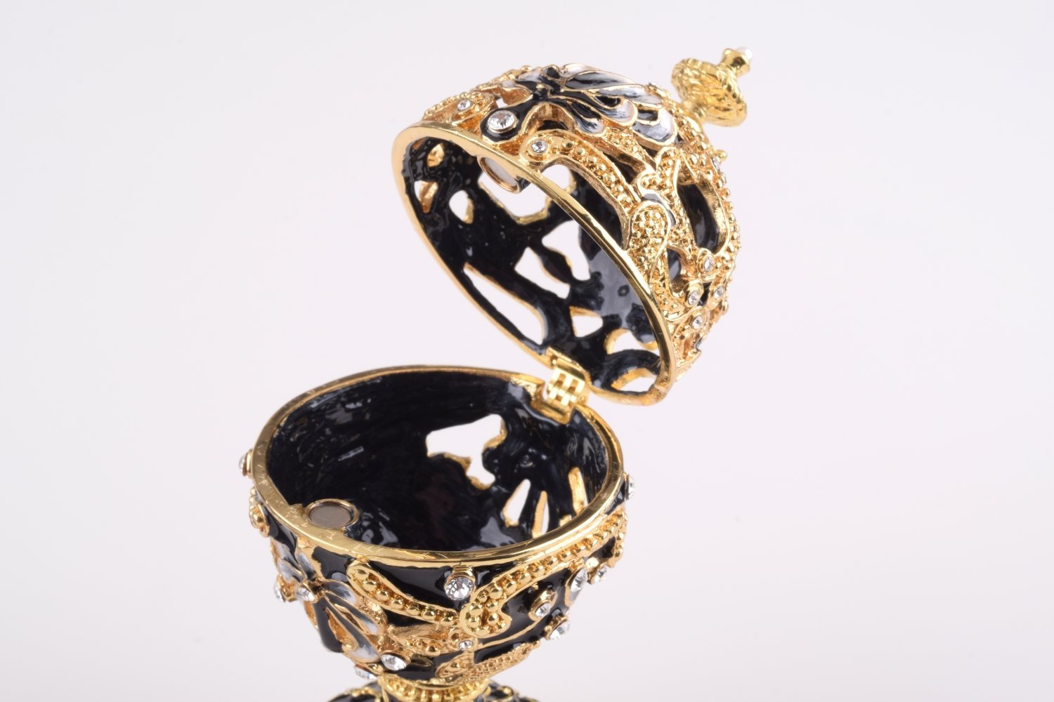 Keren Kopal Gold & Black Faberge Egg  71.50