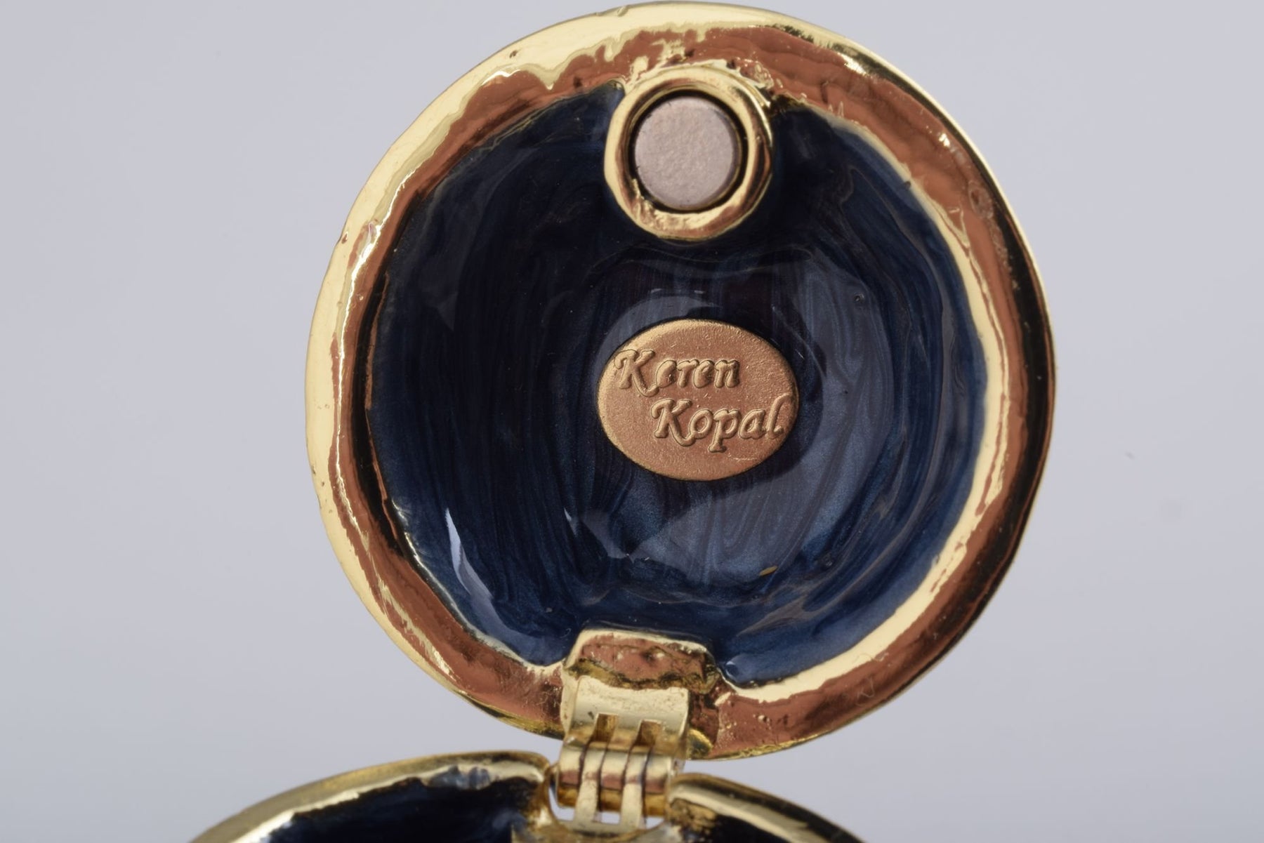 Keren Kopal Gold & Blue Faberge Egg  62.25