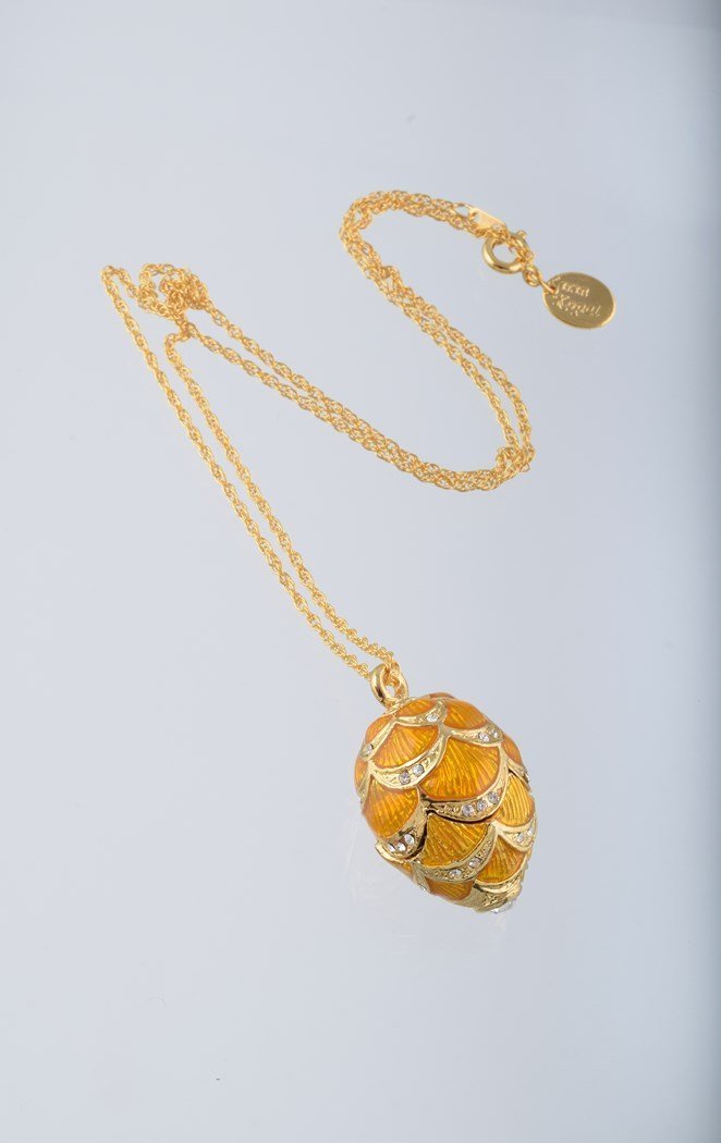 Keren Kopal Gold & Yellow Egg Pendant Necklace  39.00