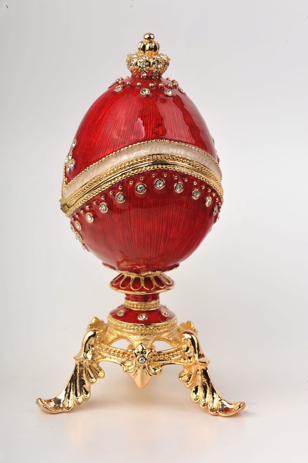 Keren Kopal Gold and Red Faberge Egg  114.00