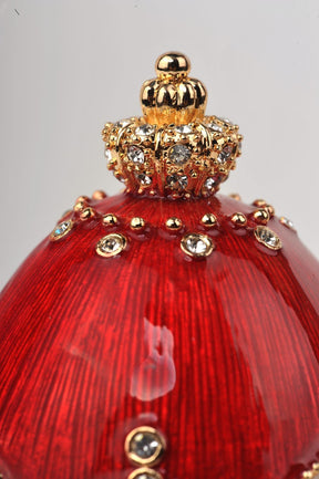 Keren Kopal Gold and Red Faberge Egg  114.00