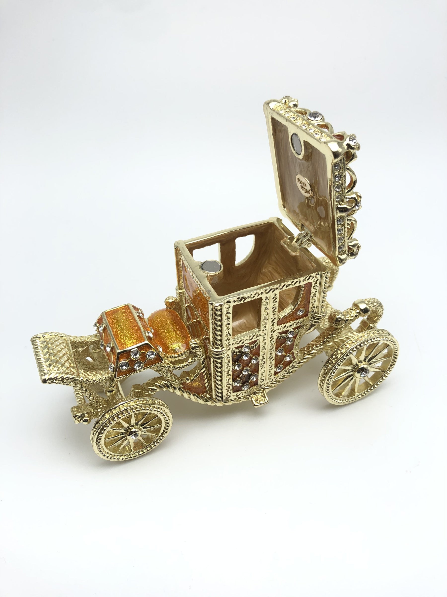 Golden Carriage Trinket Box  Keren Kopal