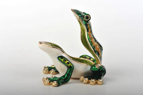 Keren Kopal Green & Gold Sitting Toad  42.50