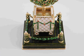 Bay Tree Faberge Egg with Colorful Crystals