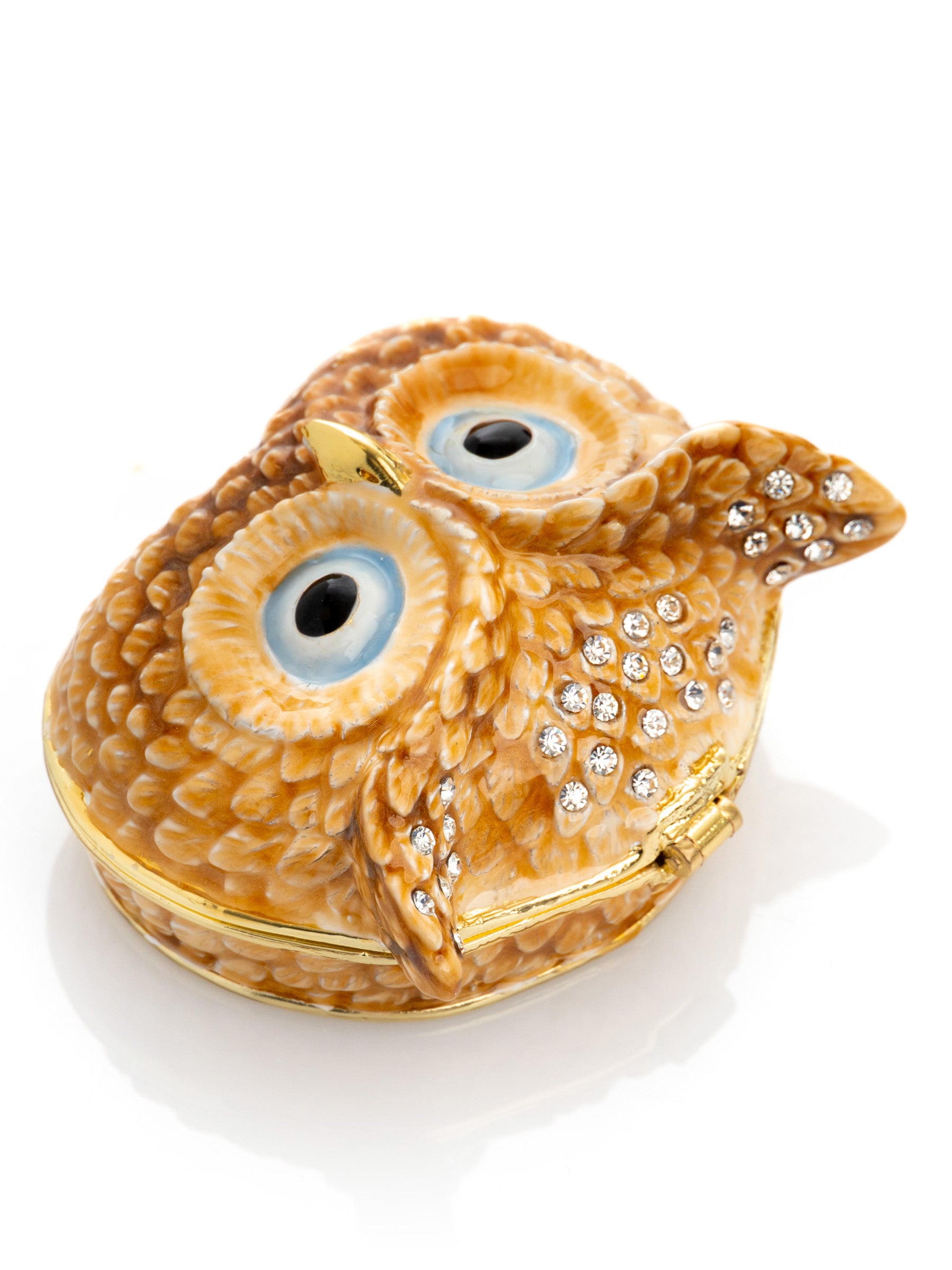 Brown Owl face trinket box