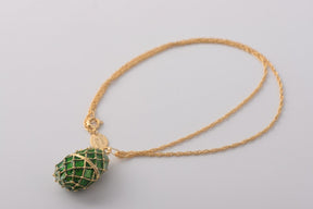 Keren Kopal Dark Green Egg Pendant Necklace Pendant 37.00