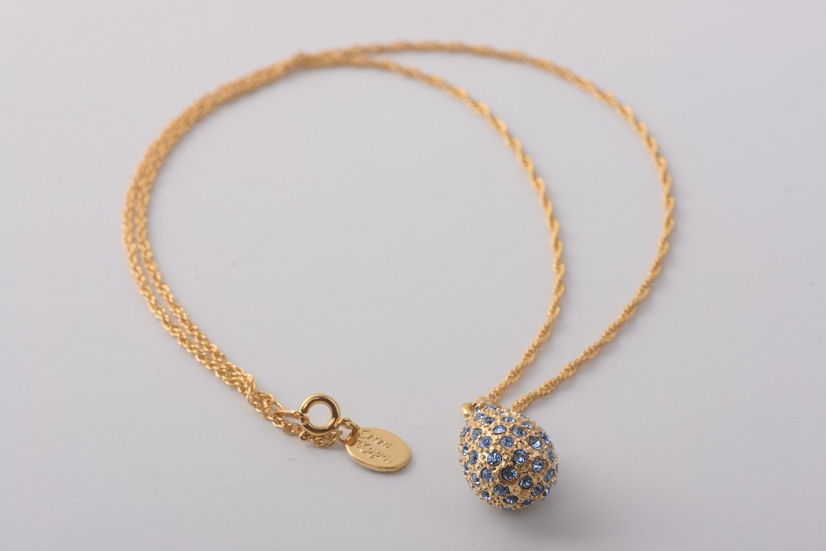 Keren Kopal Golden Blue Egg Pendant Necklace Pendant 39.00