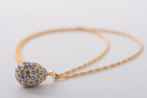 Keren Kopal Golden Blue Egg Pendant Necklace Pendant 39.00