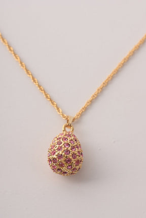 Keren Kopal Golden Pink Egg Pendant Necklace Pendant 39.00