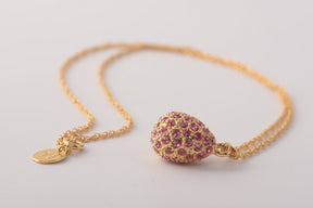 Keren Kopal Golden Pink Egg Pendant Necklace Pendant 39.00