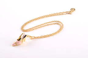 Keren Kopal Pink Shoe Pendant Necklace  39.00