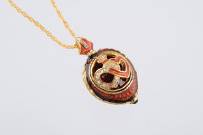 Keren Kopal Red Love Egg Pendant Necklace  39.00