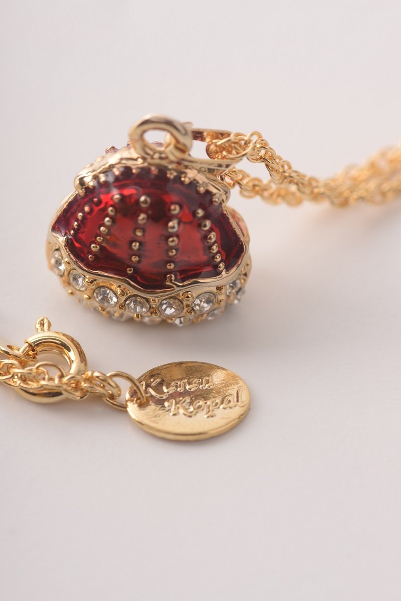 Keren Kopal Red Purse Pendant Necklace  39.00