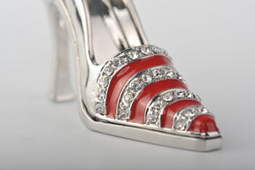 Keren Kopal Red Silver Lady Trinket Shoe  35.00