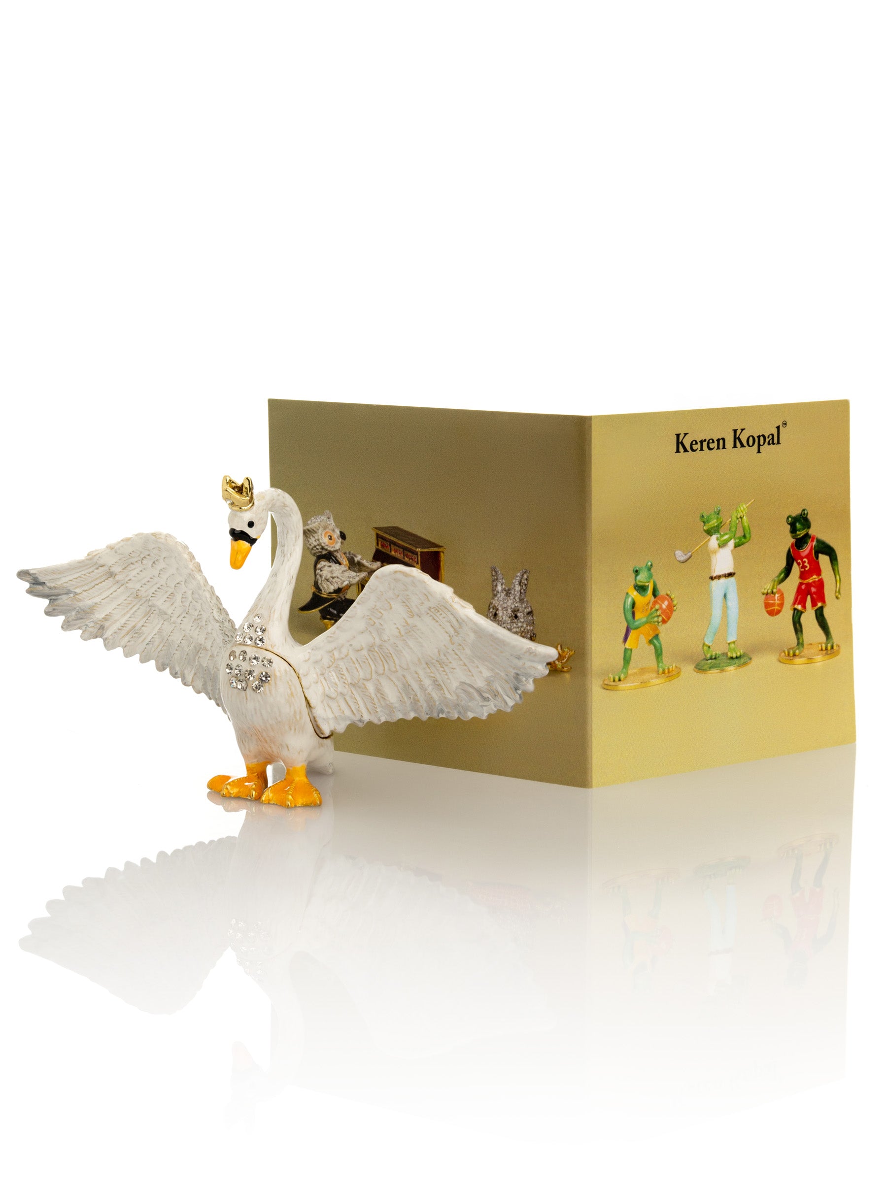 White Swan Trinket Box