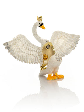 White Swan Trinket Box