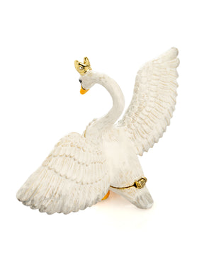 White Swan Trinket Box