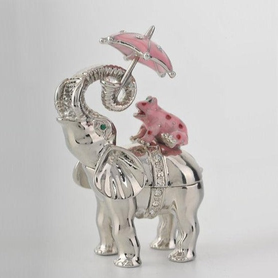 Keren Kopal Silver Elephant Holding an Umbrella  57.50