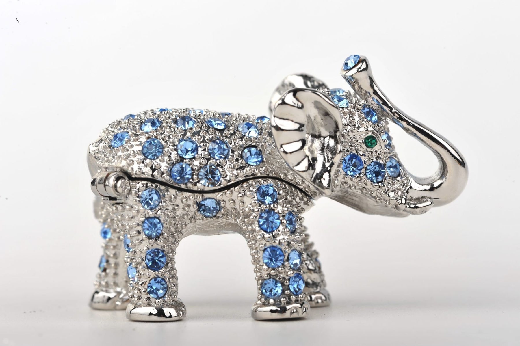 Keren Kopal Silver & Blue Elephant  33.00