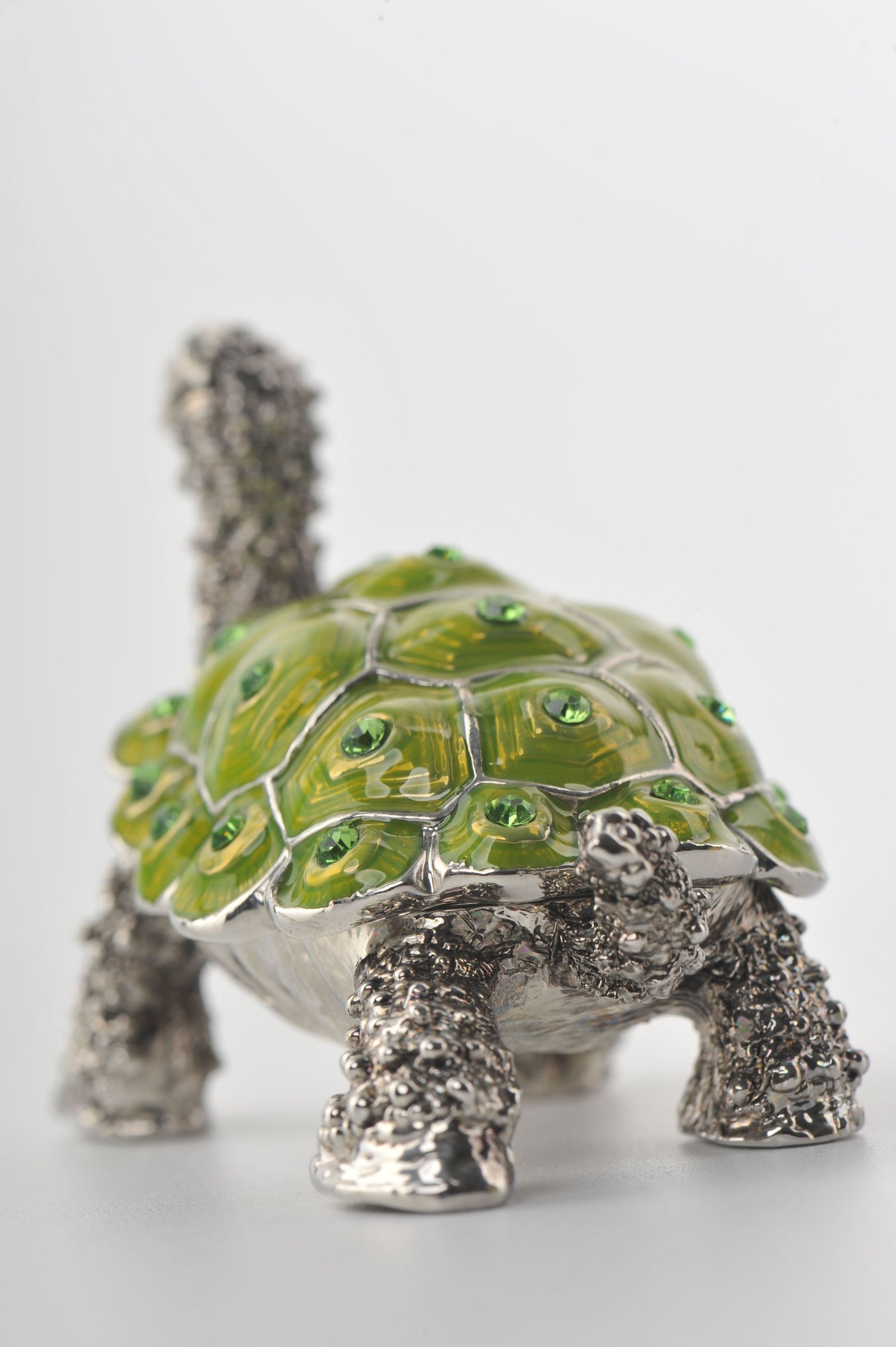 Silver & Green Turtle  Keren Kopal