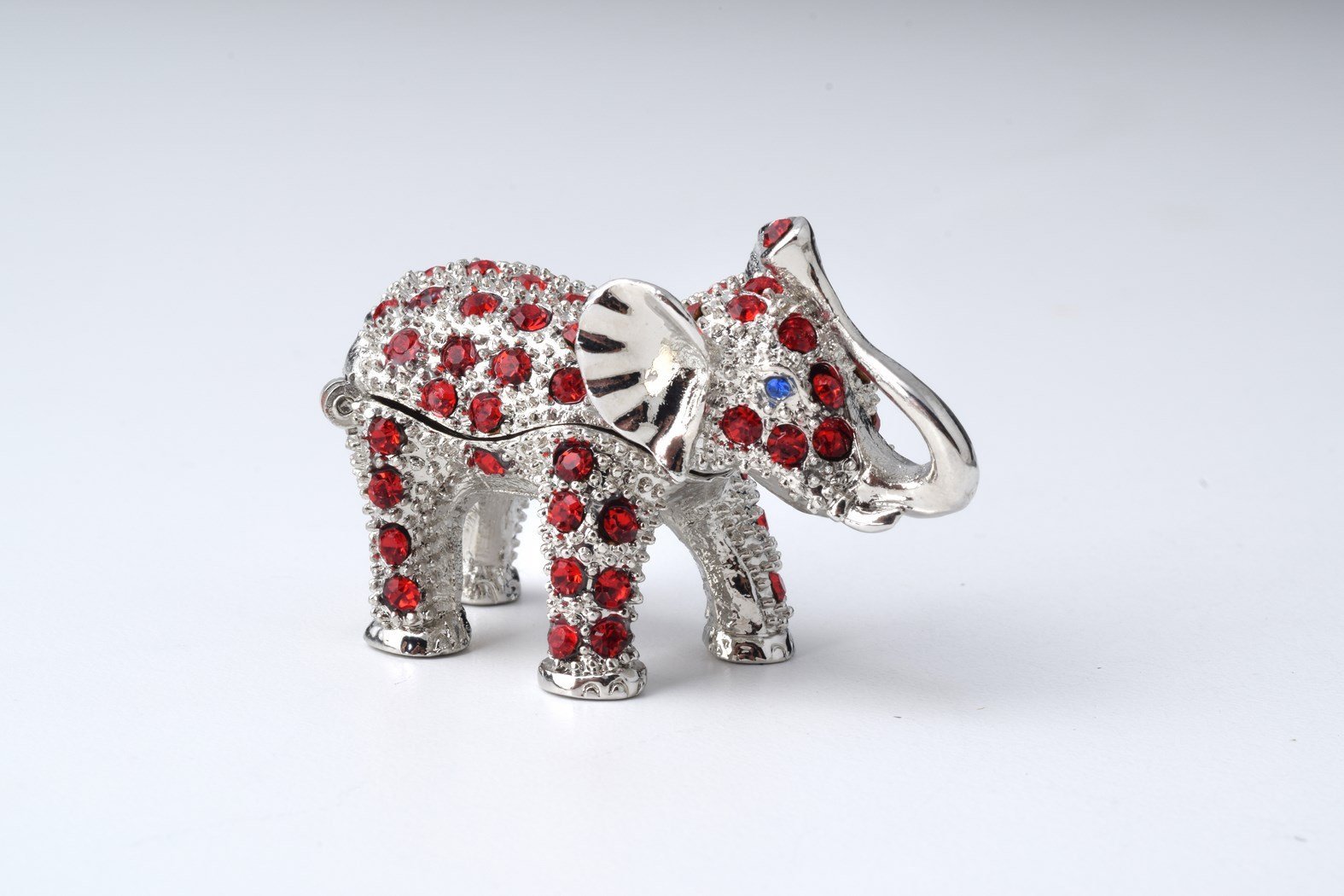 Keren Kopal Silver & Red Elephant  33.00