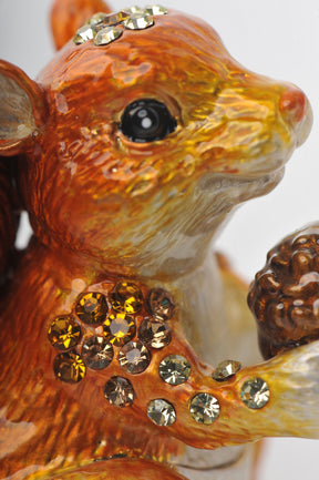 Keren Kopal Squirrel Trinket Box  45.25