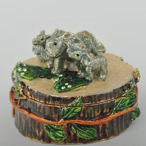 Keren Kopal Three Elephants on Tree Trunk  69.50