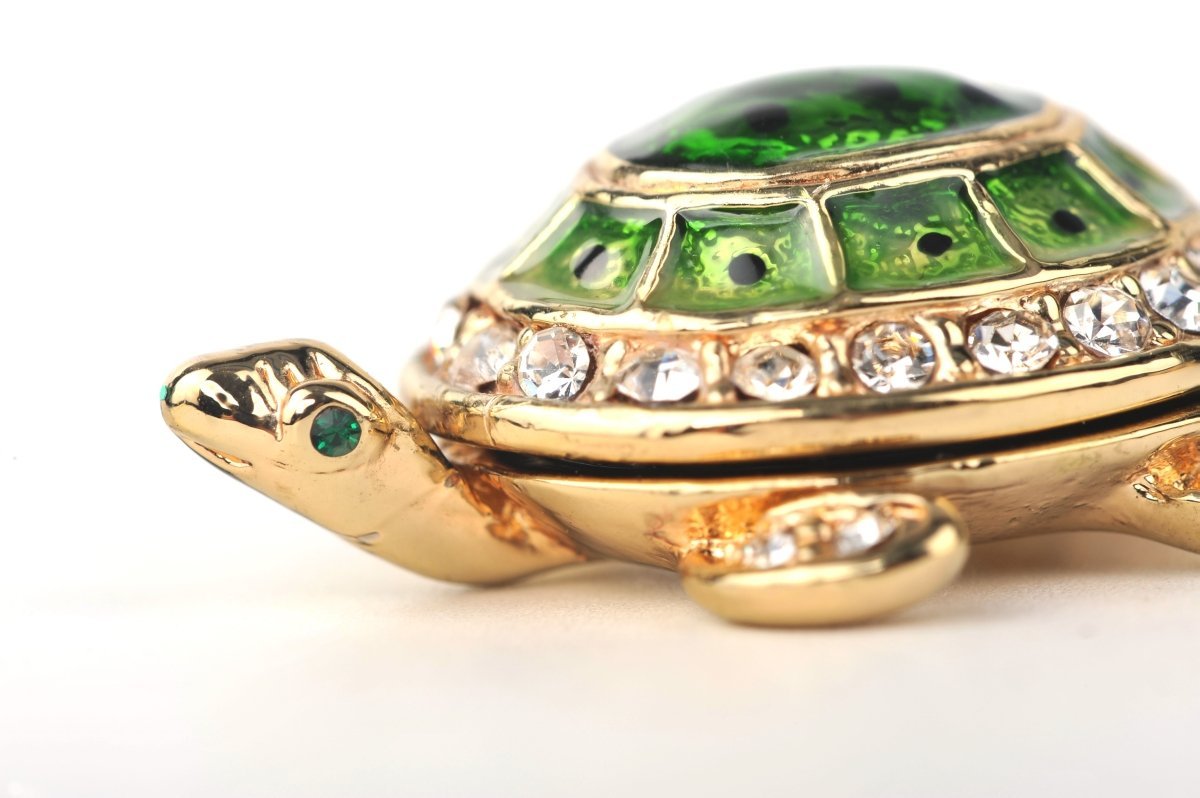 Keren Kopal Tiny Green & Gold Sea Turtle  18.75