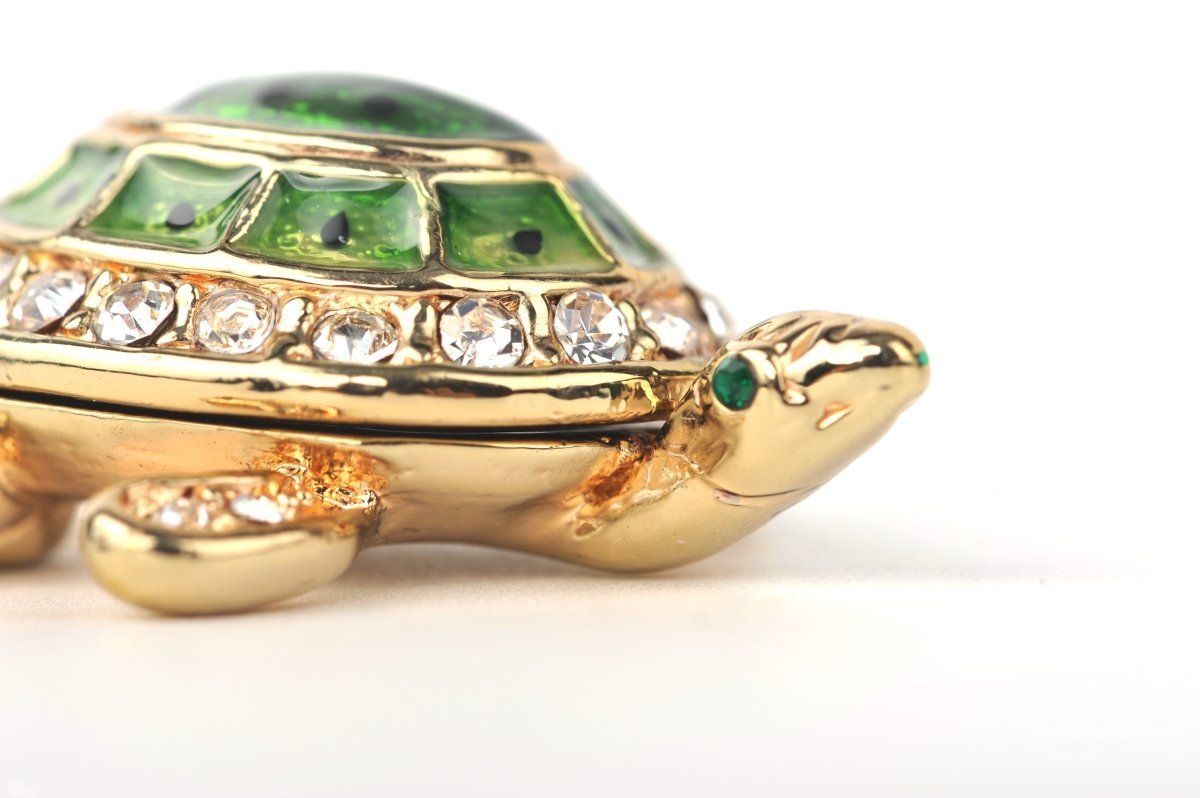 Keren Kopal Tiny Green & Gold Sea Turtle  18.75