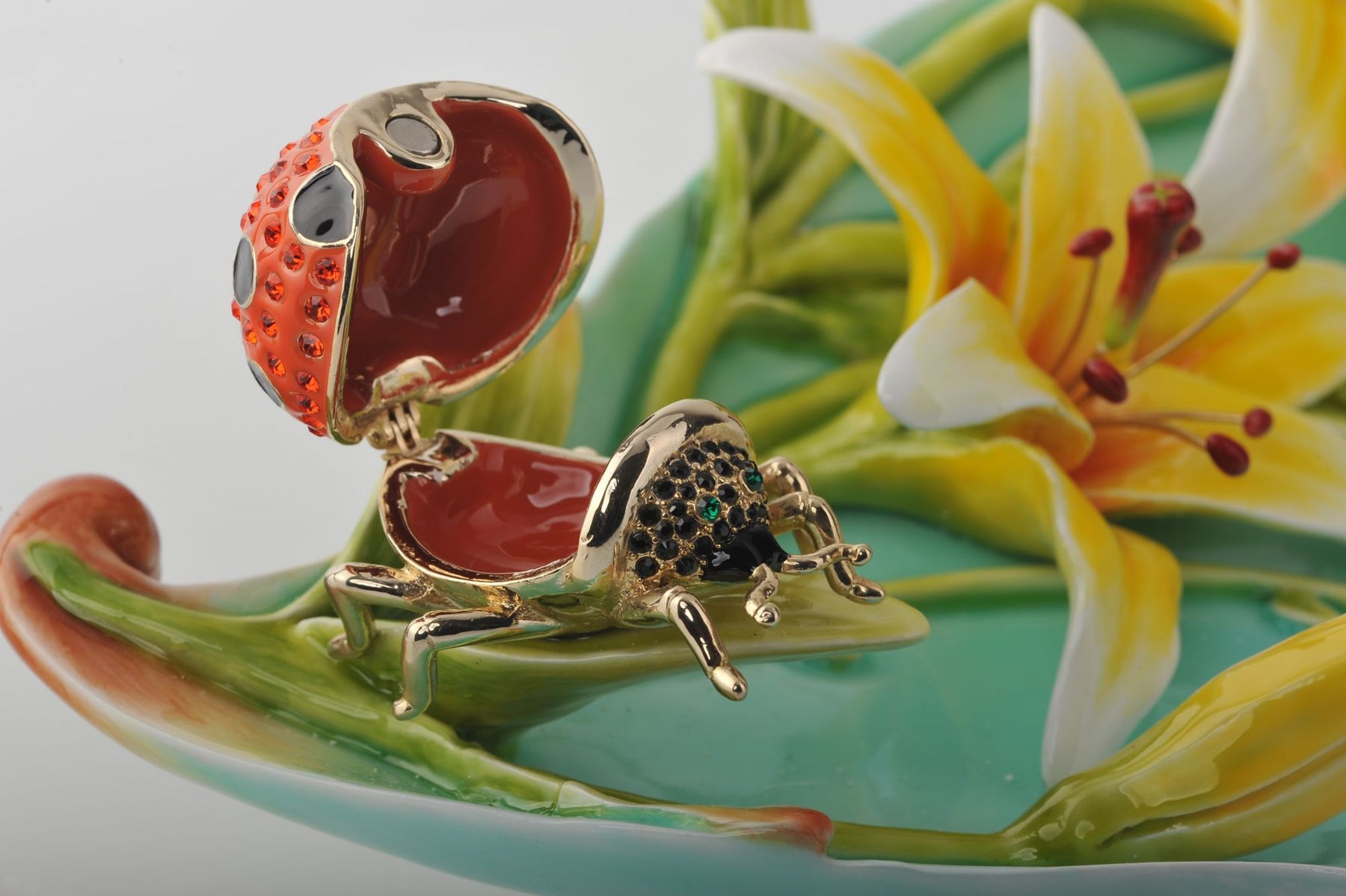 Keren Kopal Trinket Plate with Ladybug  215.00