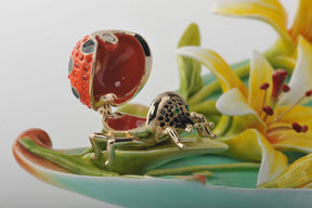 Keren Kopal Trinket Plate with Ladybug  215.00