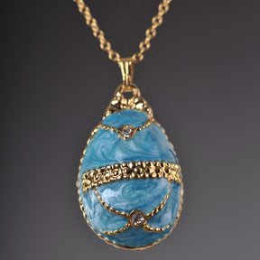 Keren Kopal Turquoise Egg Pendant Necklace  37.00