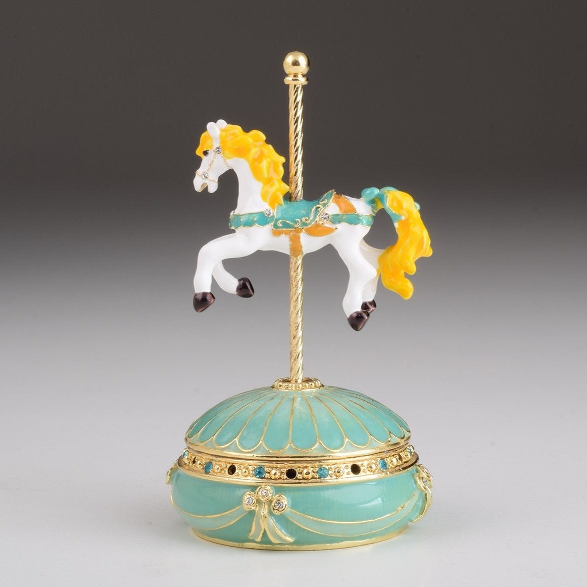 Keren Kopal Turquoise Wind up Music Carousel  86.50