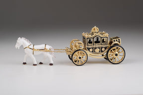 Keren Kopal White Horse Pulling a Golden Carriage  204.00